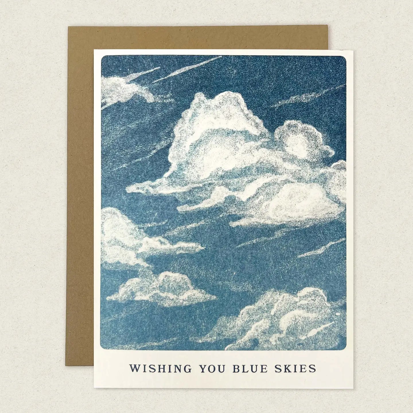 Wishing You Blue Skies Greeting Card
