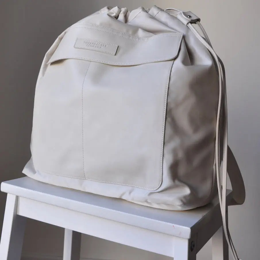 Backpack Bag Nylon Cream