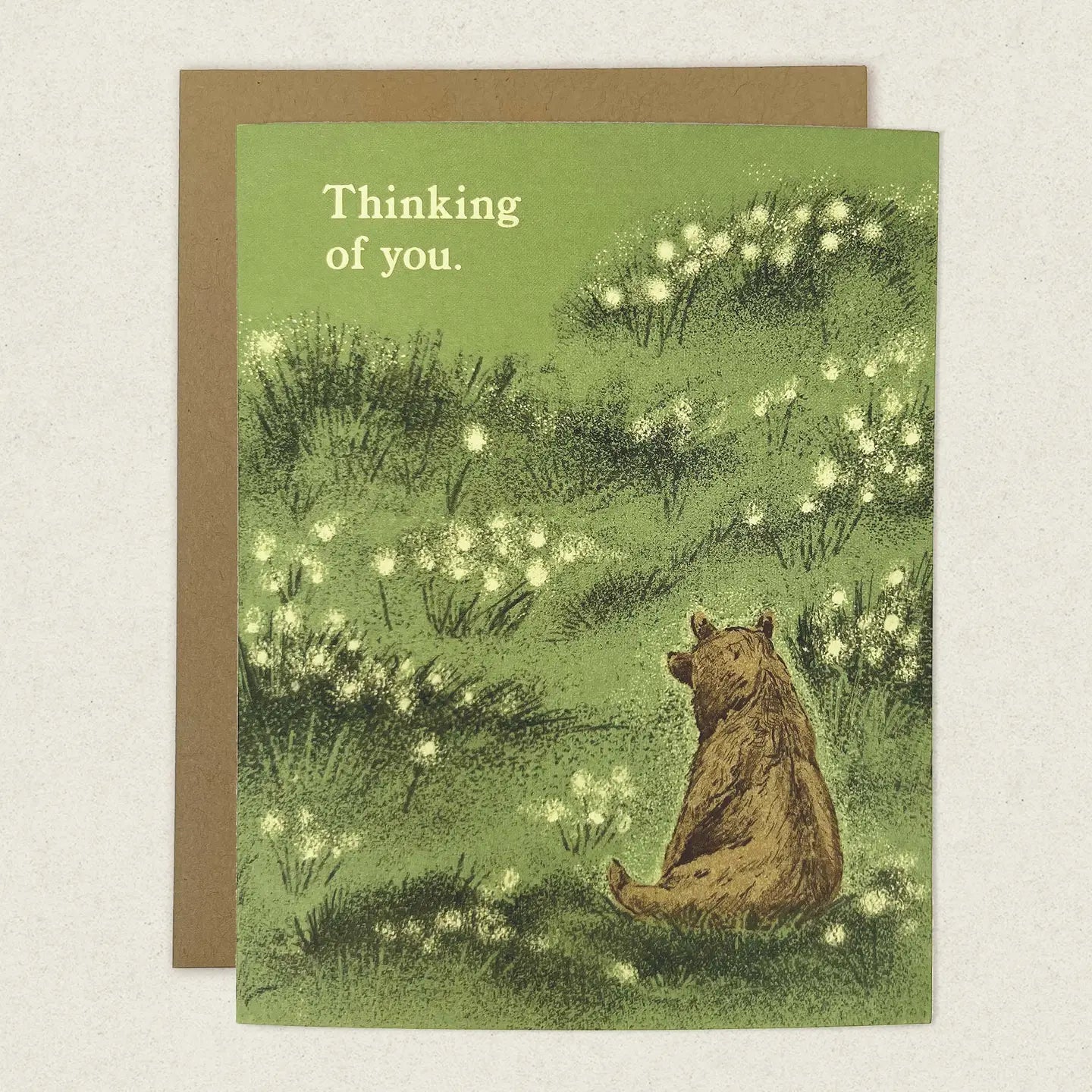 Thinking of You Bear Greeting Card