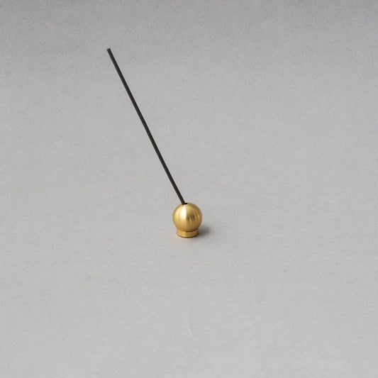 Gold Sphere Incense Holder