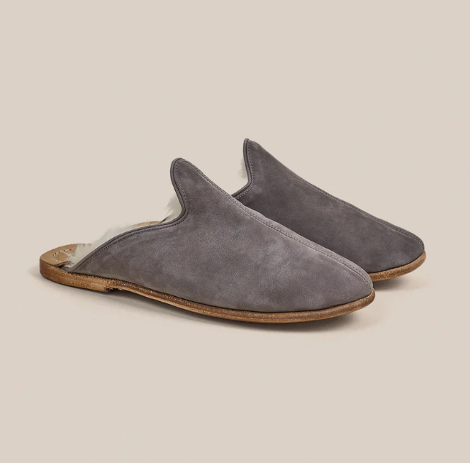 Shearling Baba, Ashmore Grey