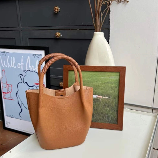 Small Tote Crossbody Bag with Cosmetic Pouch
