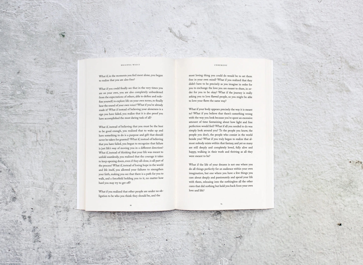 Ceremony Book