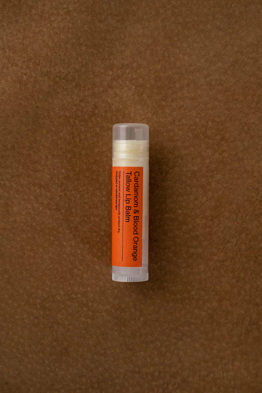 Cardamom & Blood Orange - Citrus Tallow Lip Balm