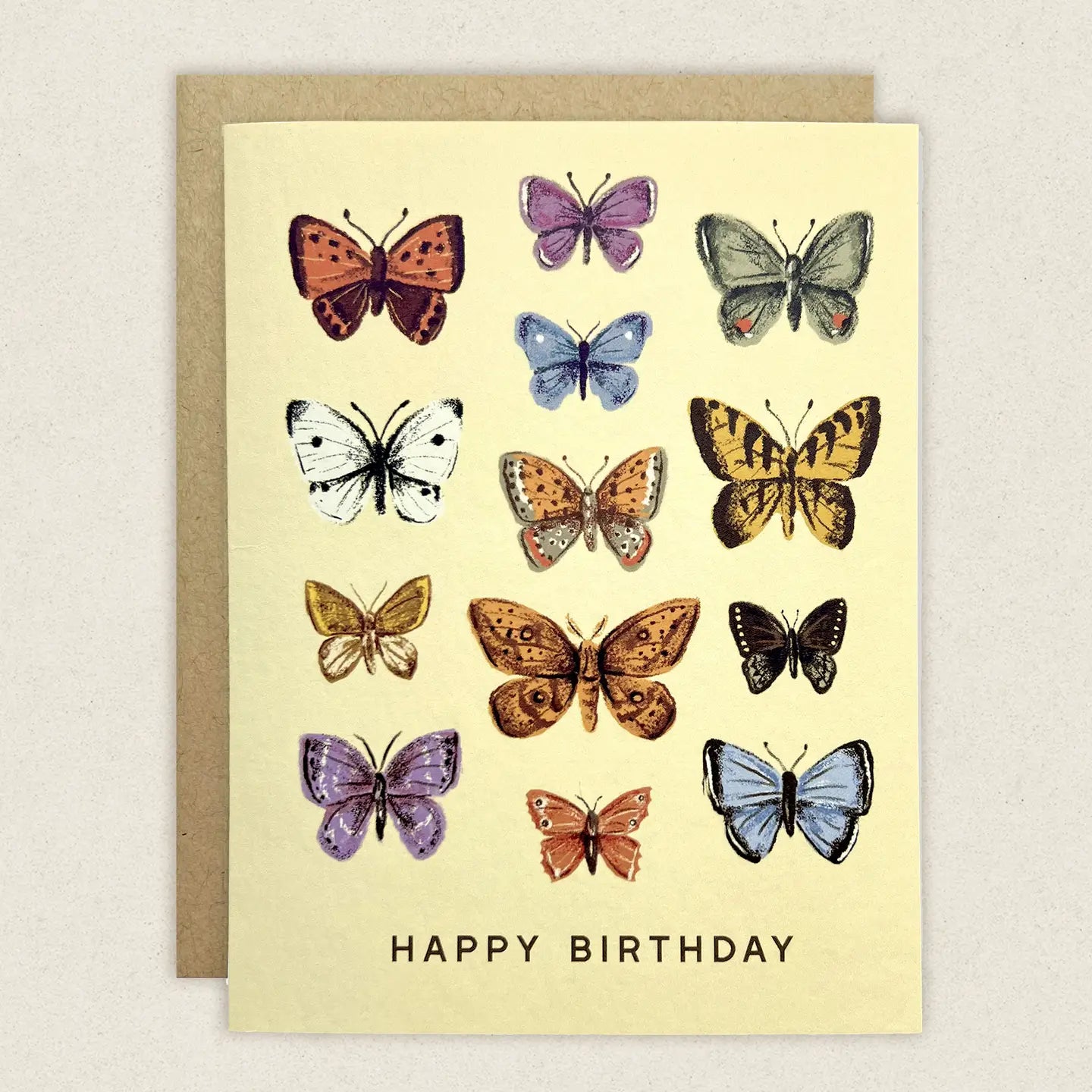 Happy Birthday Butterflies Greeting Card