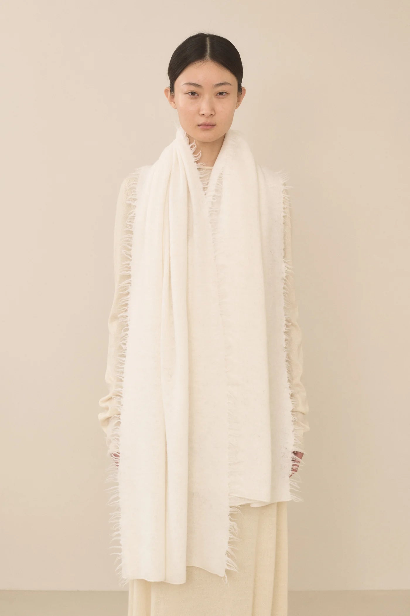 Felt Fringe Scarf