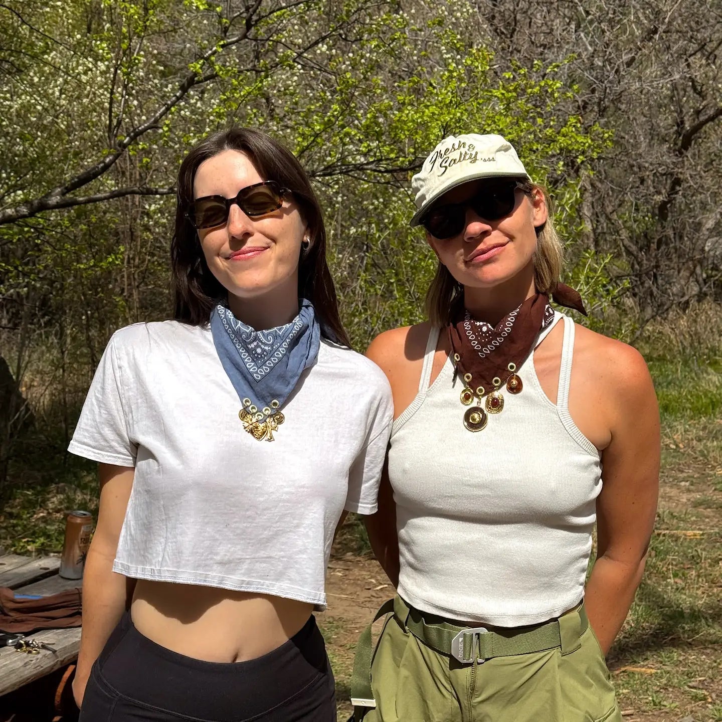 The Protector Brown Bandana Necklace
