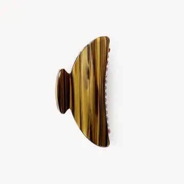 Midi Heirloom Claw in Tiger's Eye - Hair Clip