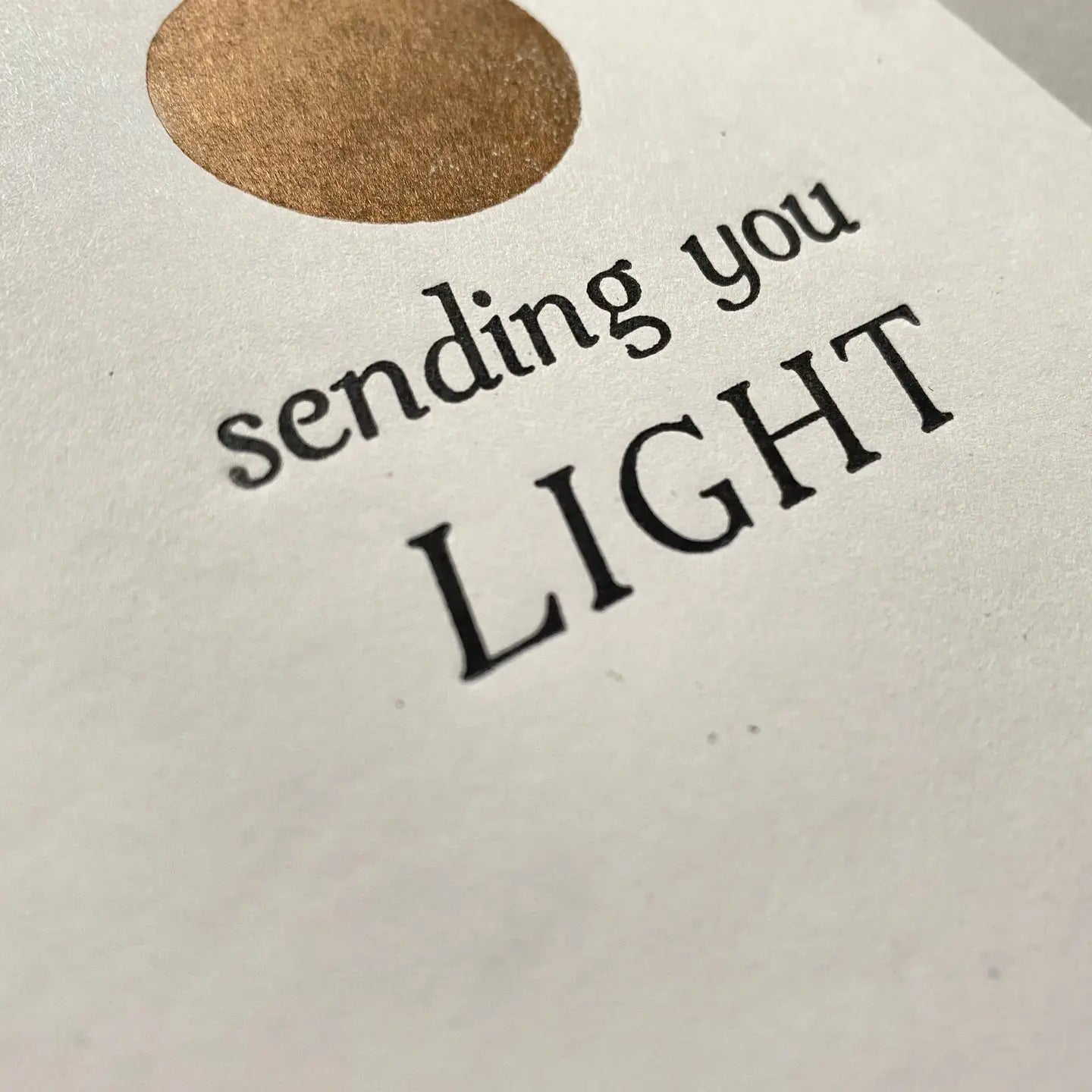 Letterpress Card
