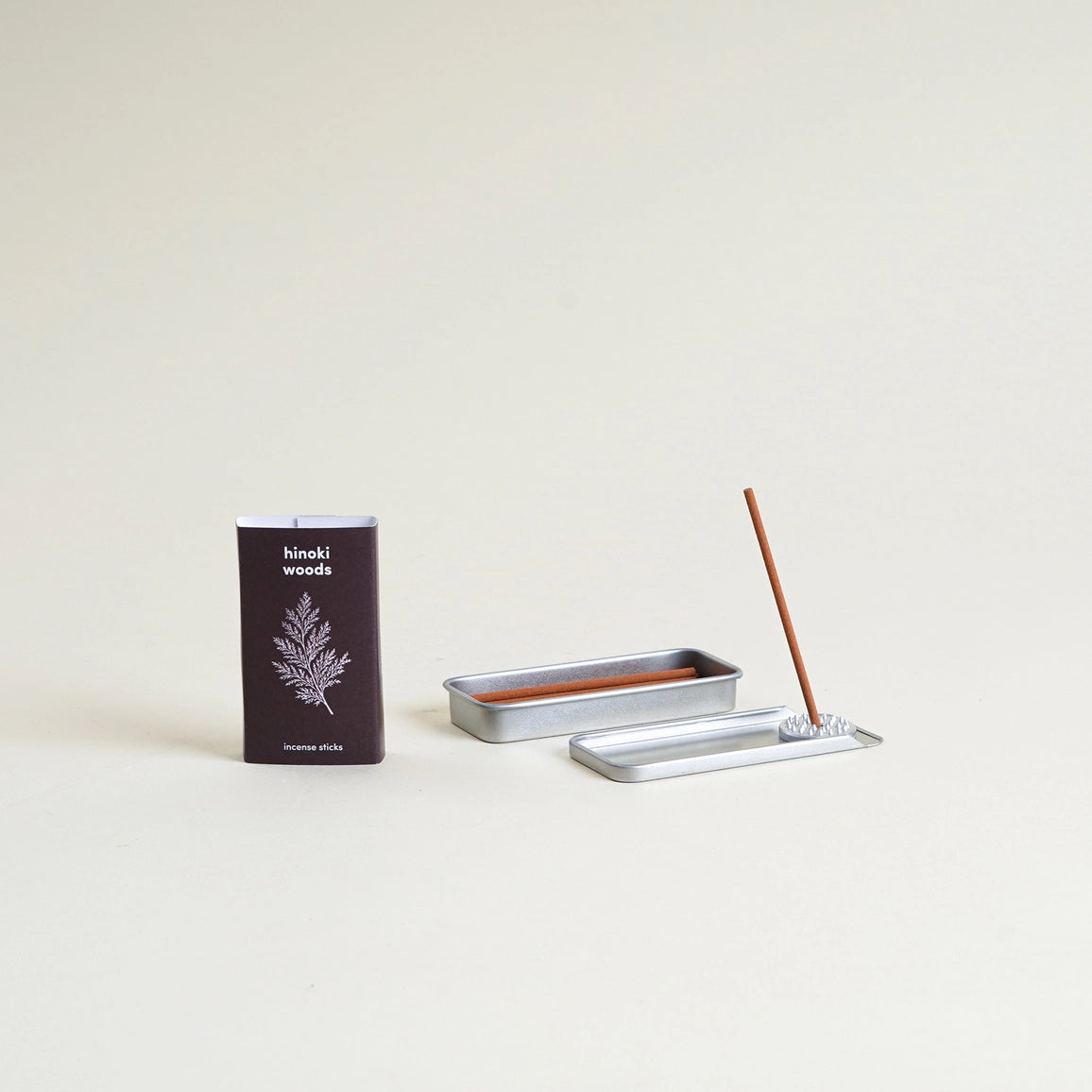 Hinoki Woods Incense Travel Box