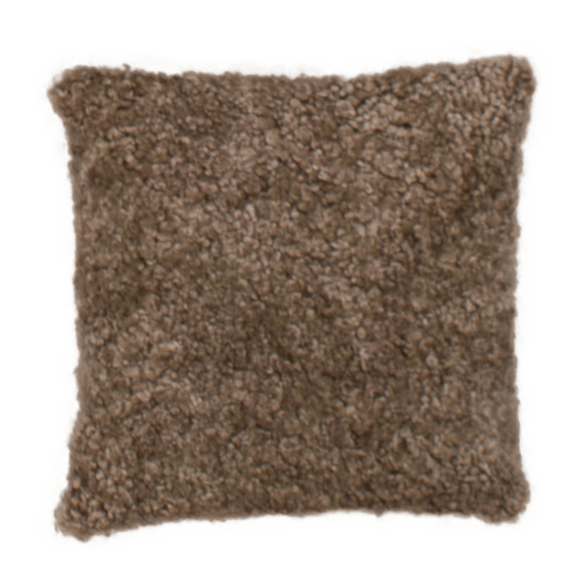 Thick Crossbreed Sheepskin Pillow - Natural Wool