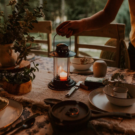 Hurricane Lantern - Candle Holder
