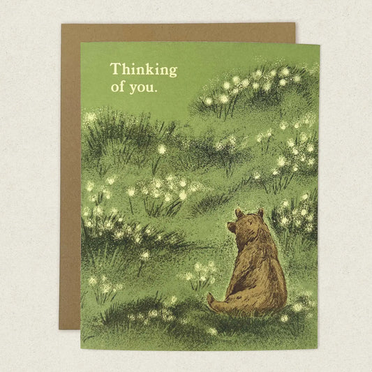 Thinking of You Bear Greeting Card