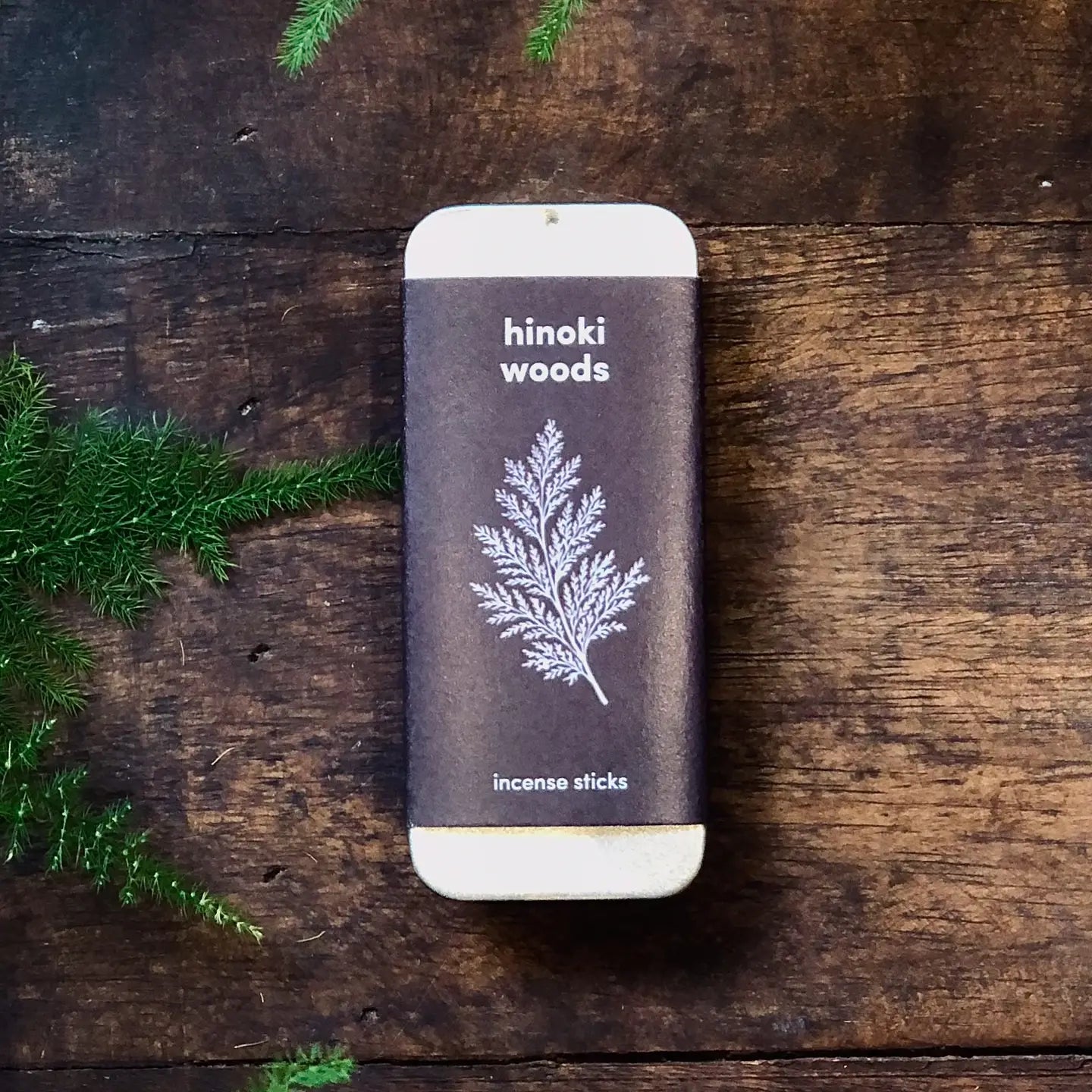 Hinoki Woods Incense Travel Box