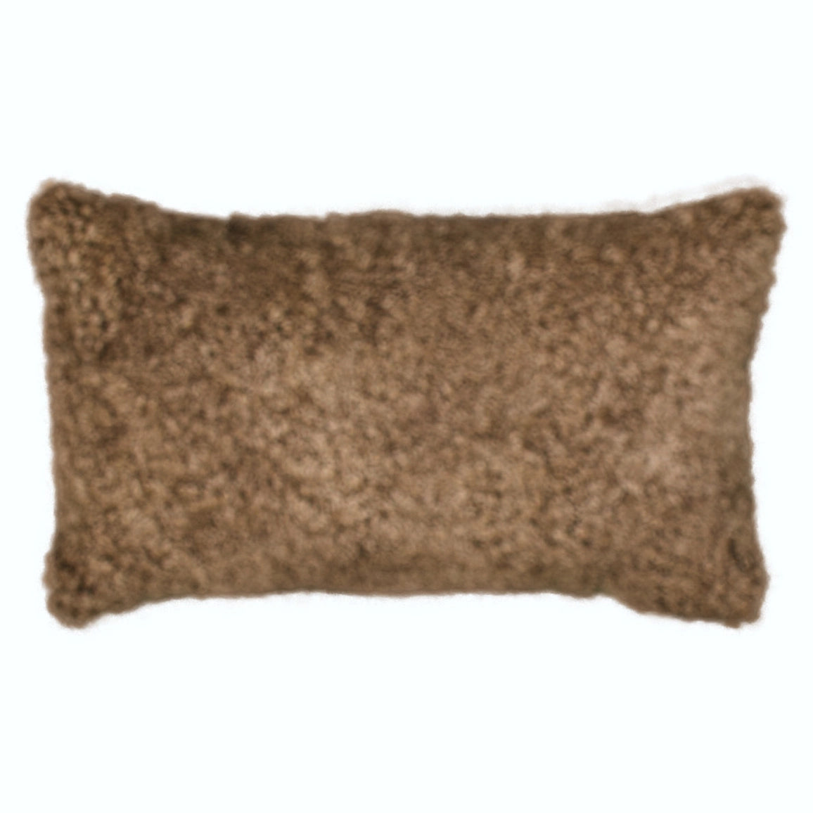 Thick Crossbreed Sheepskin Pillow - Natural Wool