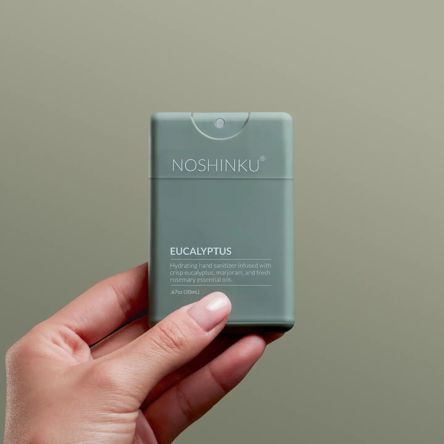 Refillable Eucalyptus Moisturizing Pocket Hand Sanitizer