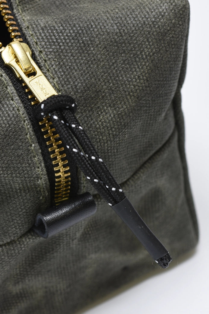 Waxed Canvas Toiletry Bag