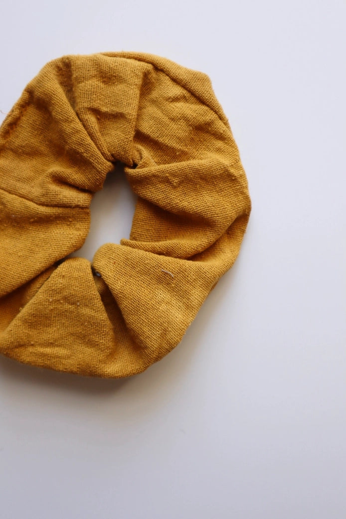 Raw Silk Naturally Dyed Hair Scrunchies
