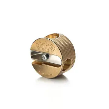 Brass Round Double-Hole Sharpener