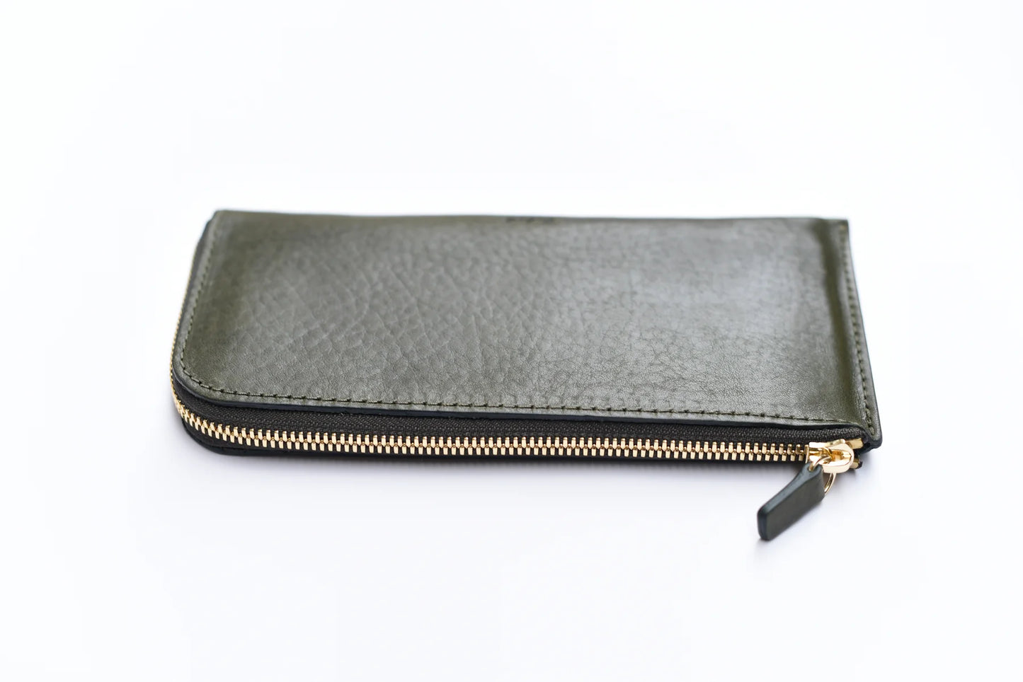 Millitary Green Zipper Wallet