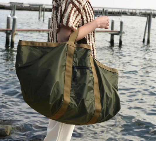 Olive/Coyote Nylon Weekender