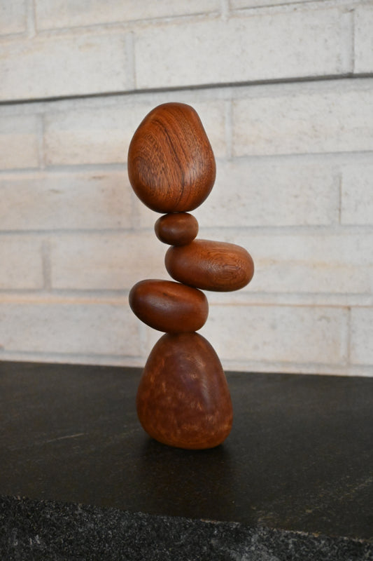Sapele Wood Balance Stones