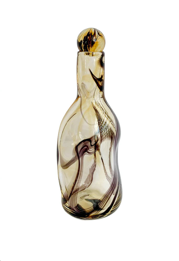 Hand Blown Fumé Bottle