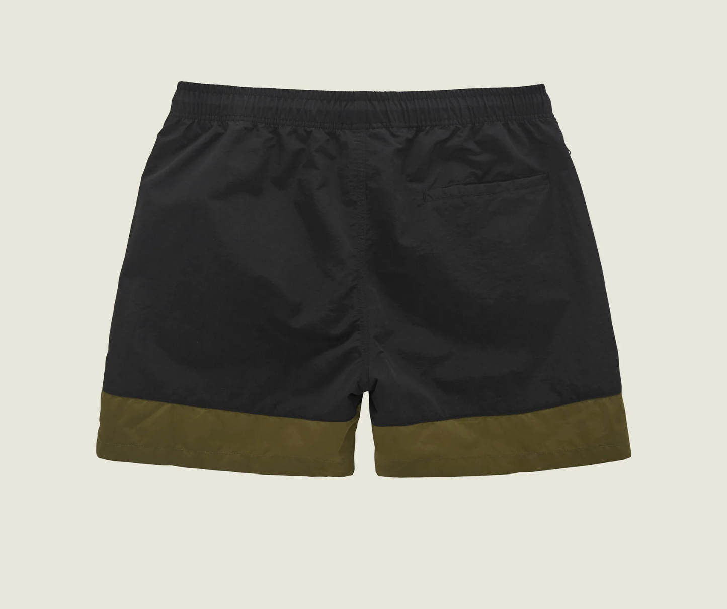 Army Stripe Nylon Swim Shorts