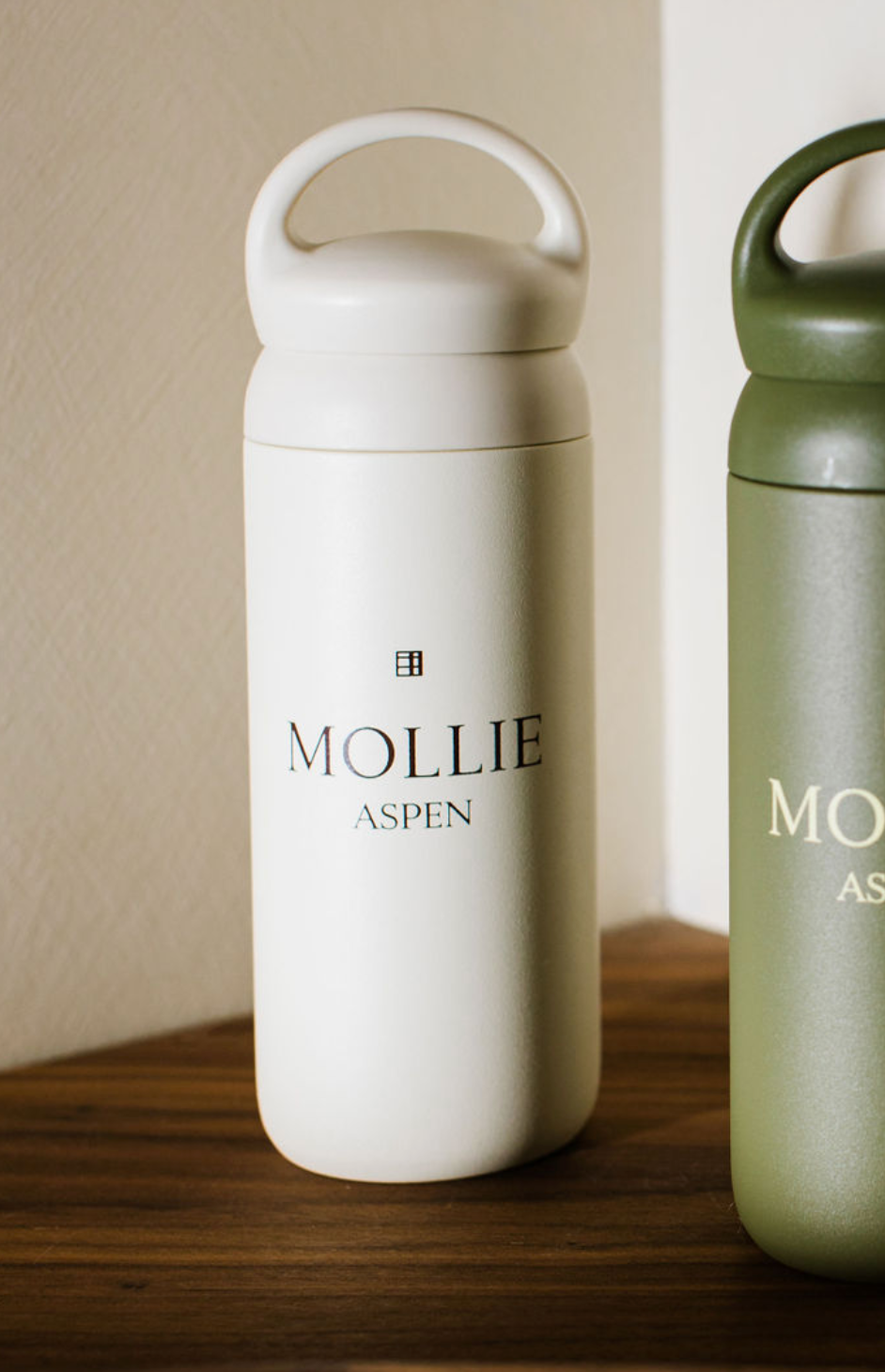 MOLLIE Water Bottle x Kinto, Sand