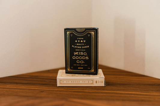 Misc Goods Co. Playing Cards Black