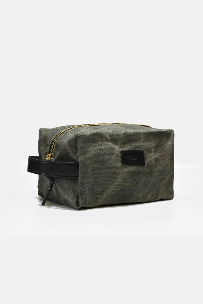 Waxed Canvas Toiletry Bag