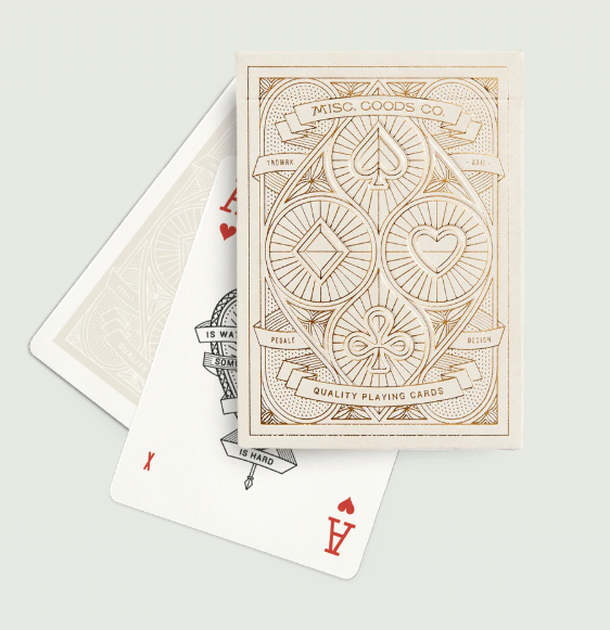 Misc Goods Co. Playing Cards Ivory