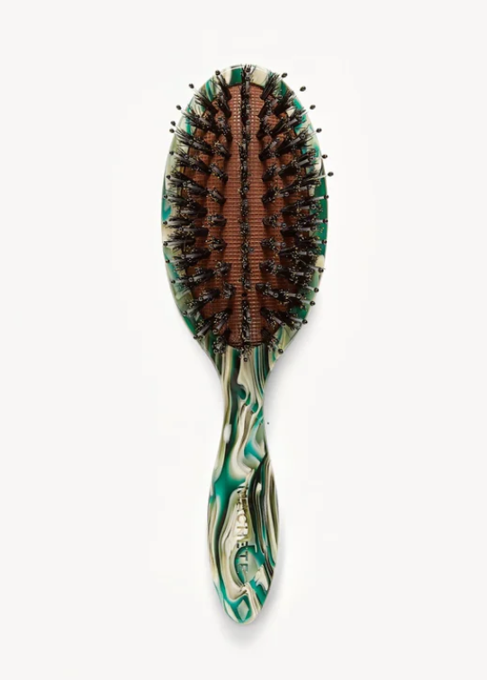 Petite Travel Hair Brush in Stromanthe