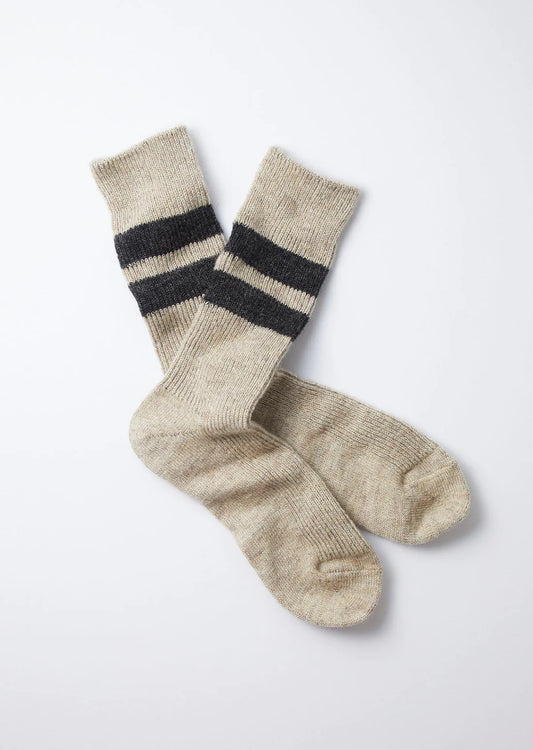 Brushed Mohair Crew Socks